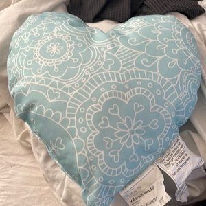 Small throw heart pillow
